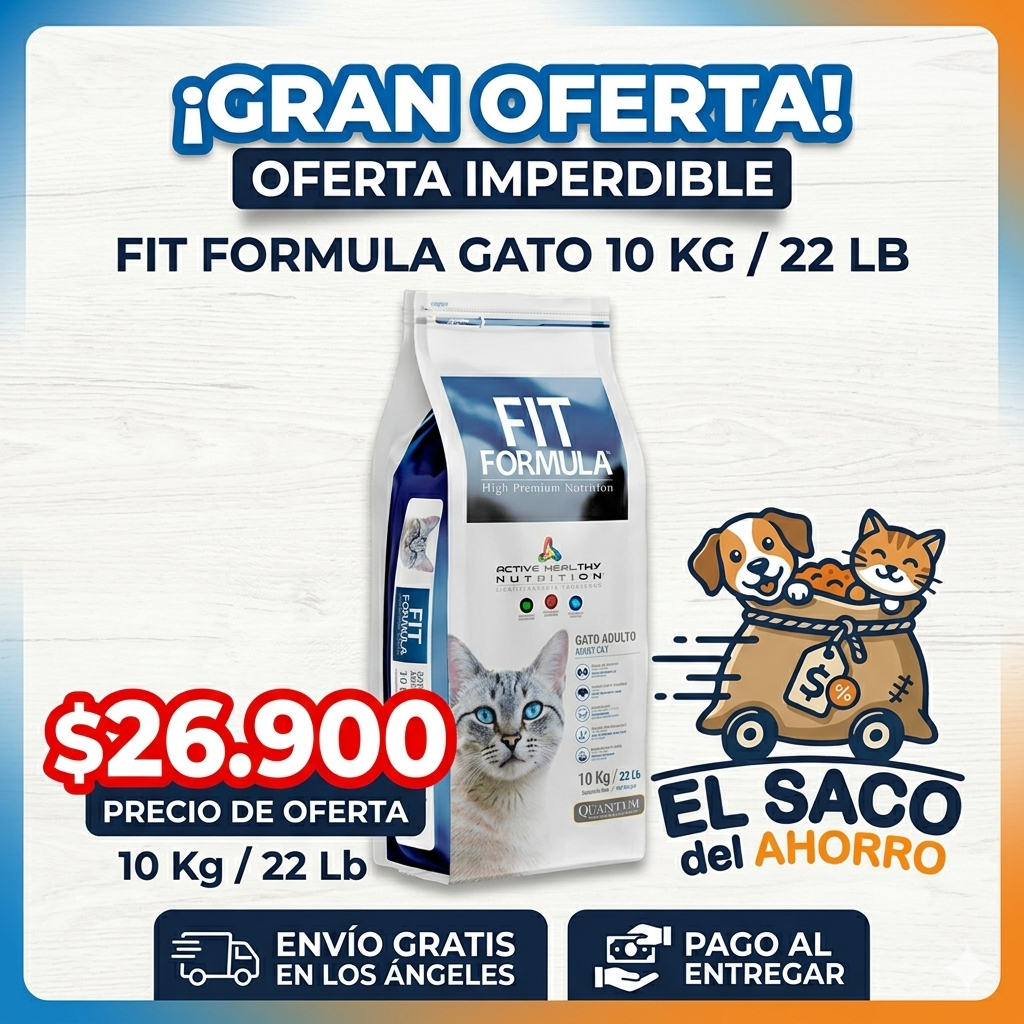 FIT FORMULA GATO X 10 KG
