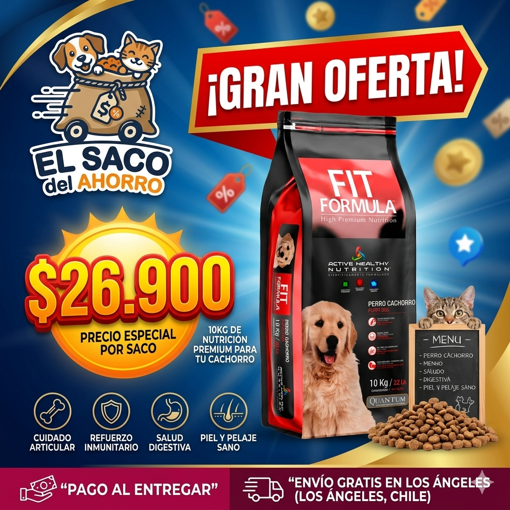 FIT FORMULA CACHORRO X 10 KG