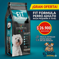 FIT FORMULA PERRO ADULTO RAZA PEQUEÑA X 10 KG