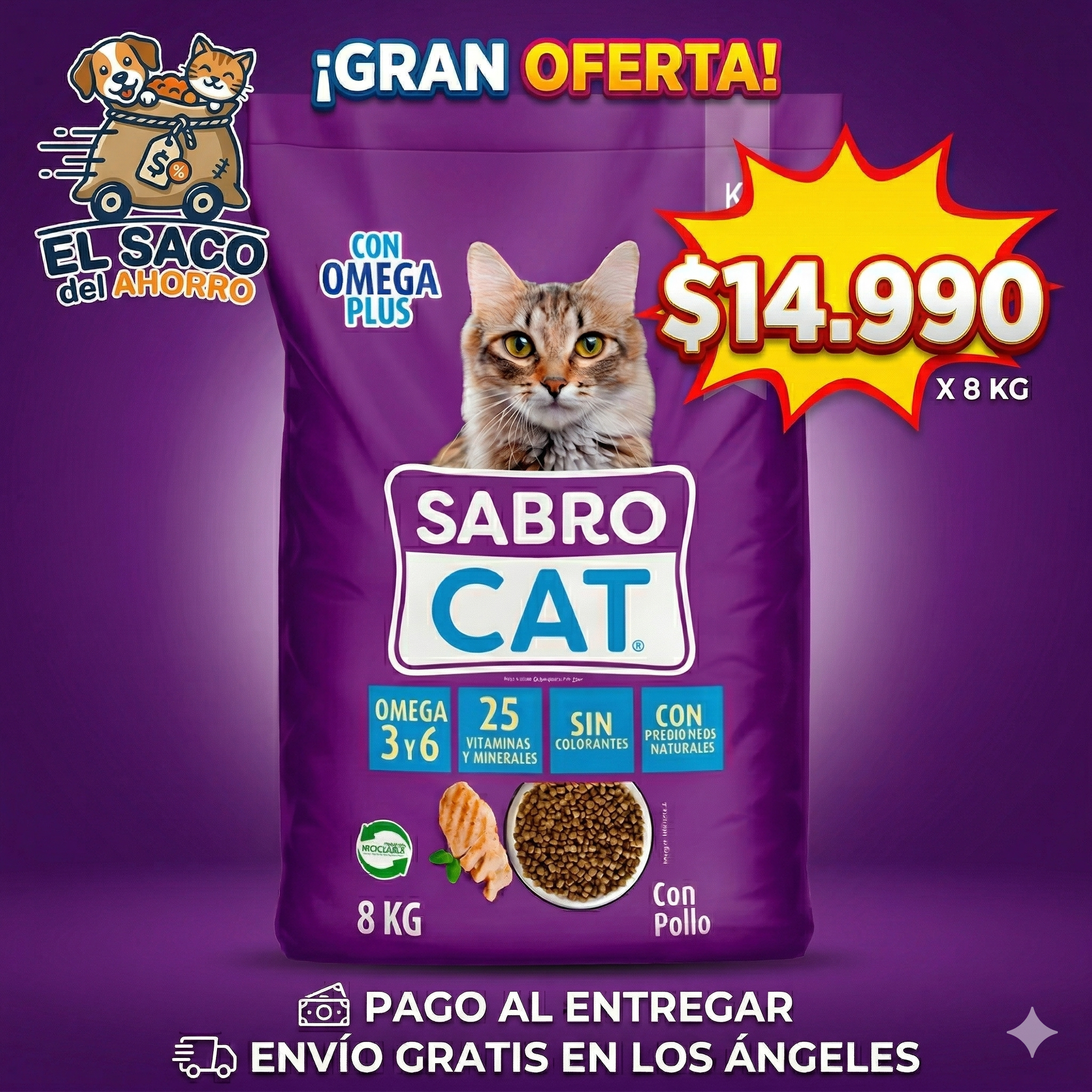 SABROCAT X 8 KG