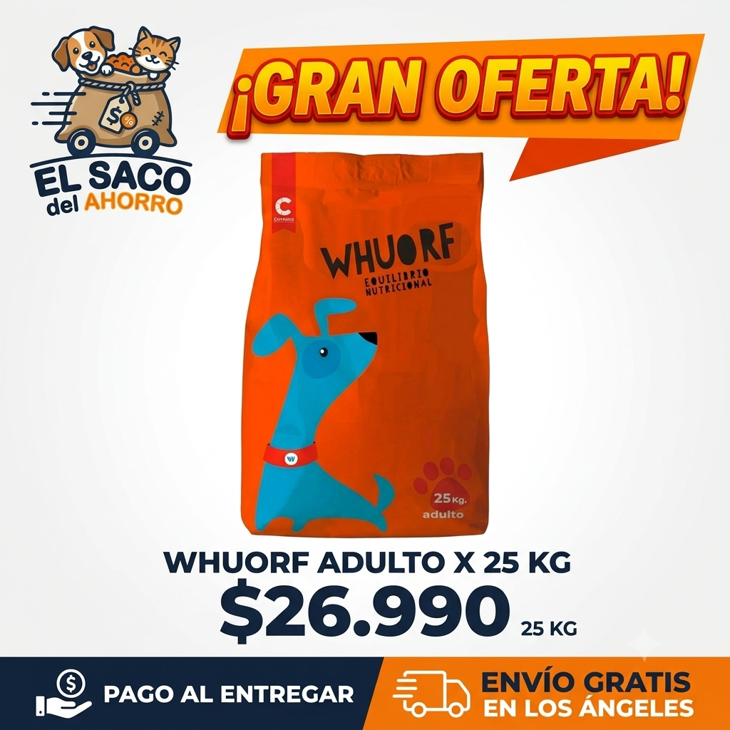 WHUORF ADULTO X 25 KG
