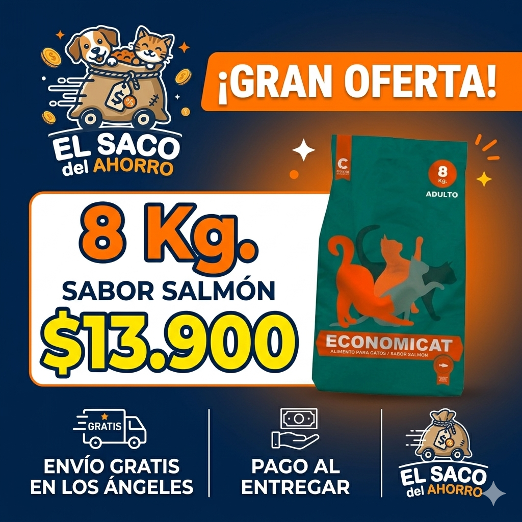 ECONOMICAT SALMON X 8 KG