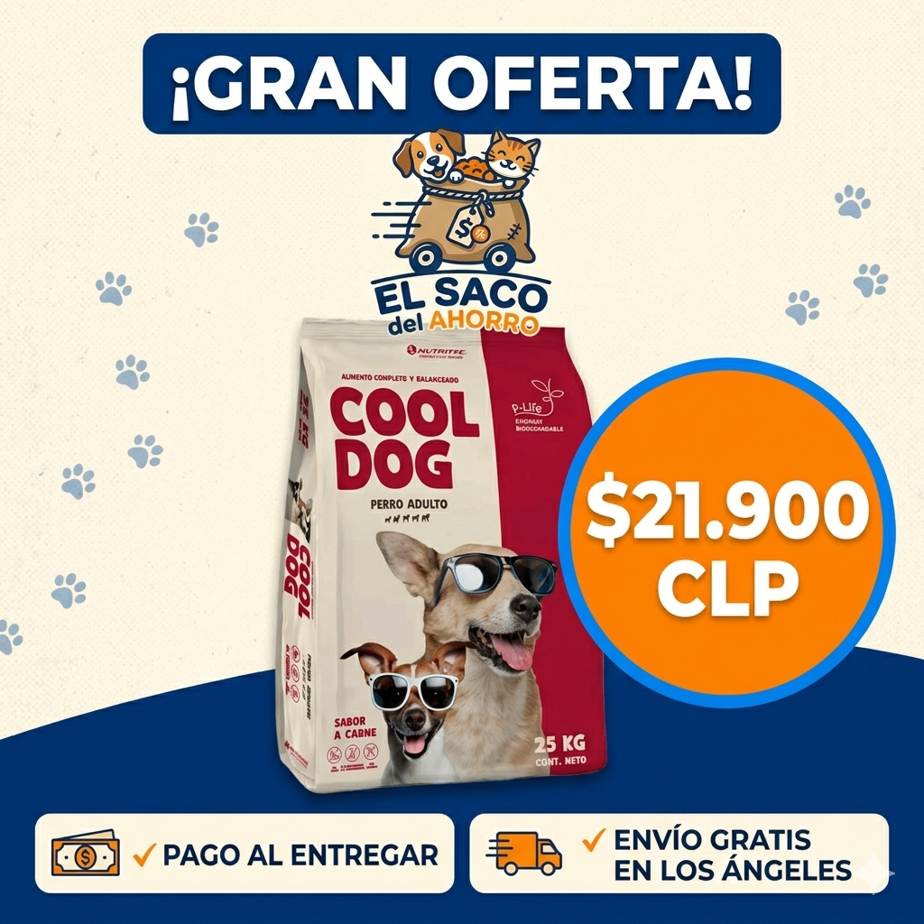 COOLDOG ADULTO CARNE X 25 KG