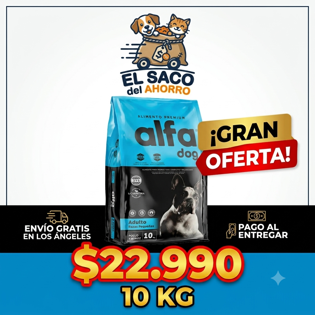ALFA DOG ADULTO RAZAS PEQUEÑAS 10 KG
