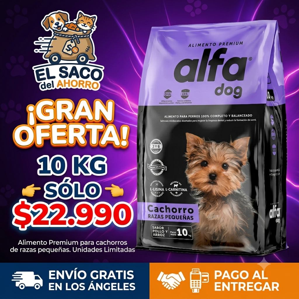 ALFA DOG CACHORRO RAZAS PEQUEÑAS 10 KG