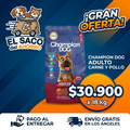 CHAMPION DOG ADULTO CARNE Y POLLO X 18 kg