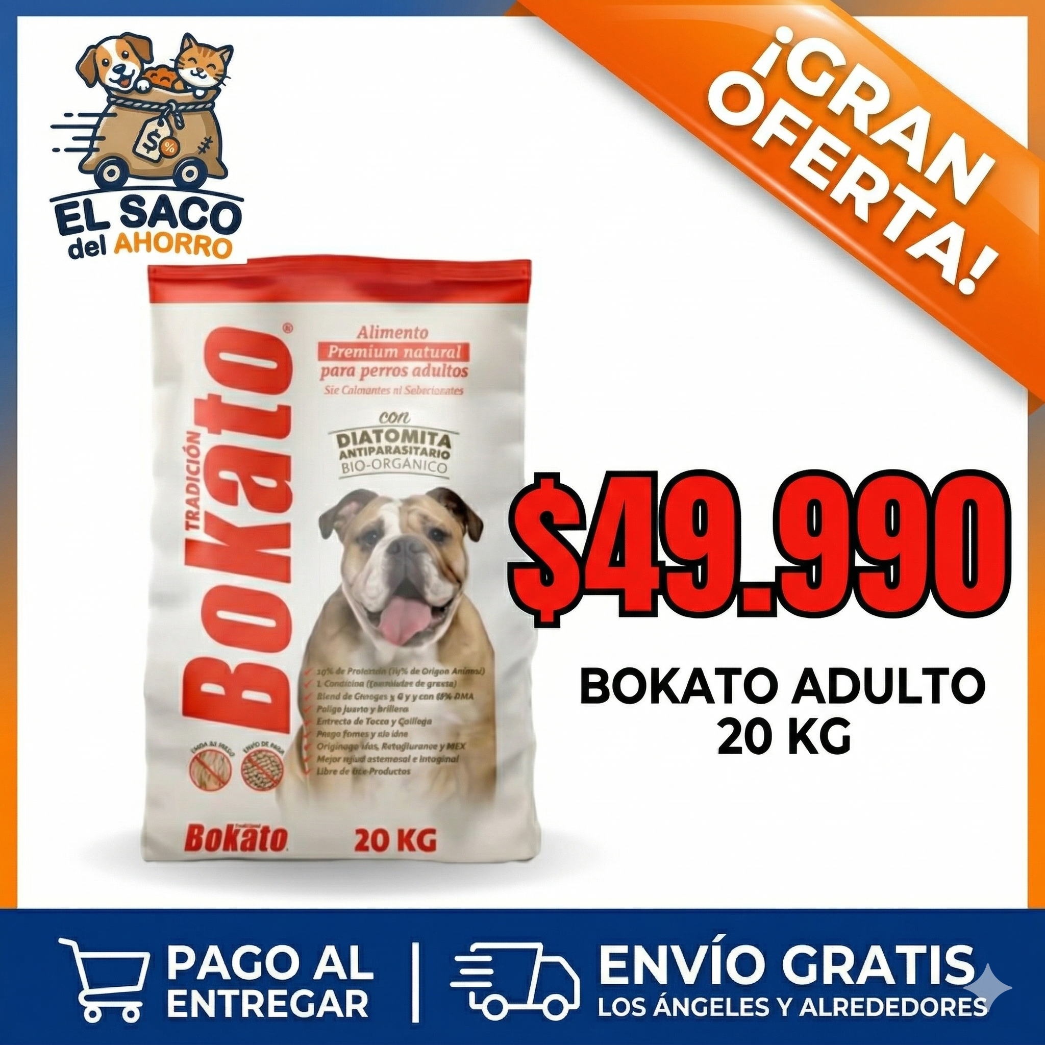 BOKATO TRADICIONAL ADULTO X 20 KG