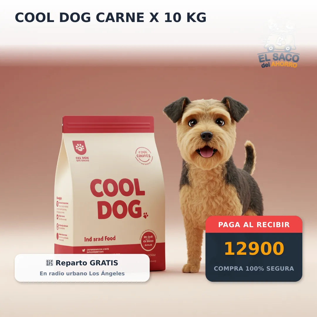 COOL DOG CARNE X 10 KG