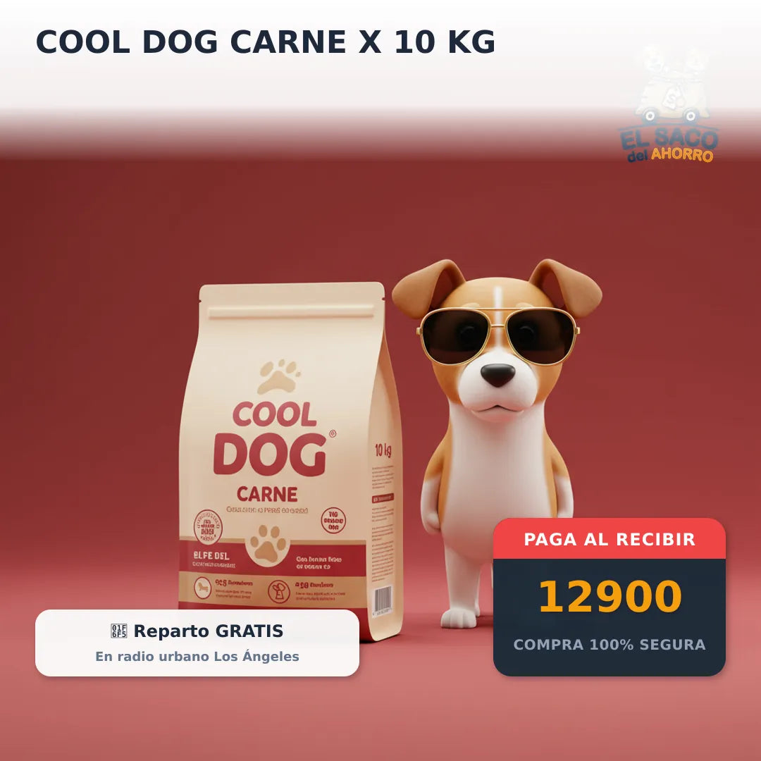 COOL DOG CARNE X 10 KG